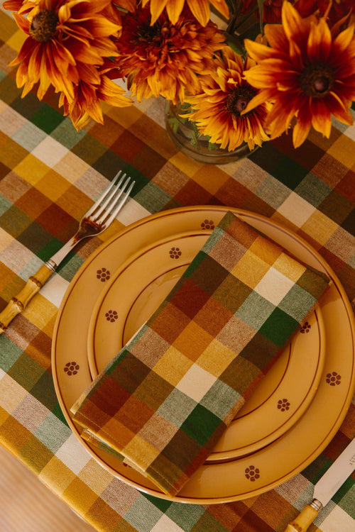 GINGHAM - Oak Napkins