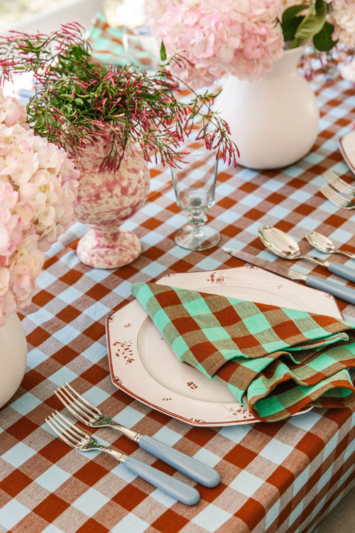 CANDY GINGHAM - Mint Napkins