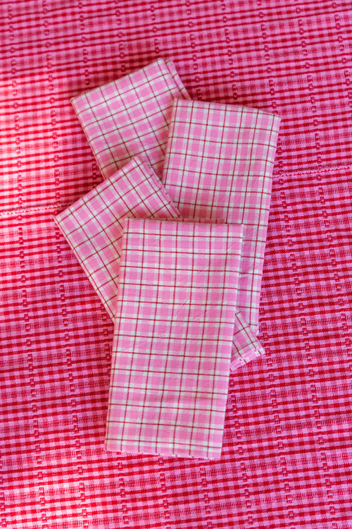 ROSIE PLAID - Pink Napkins