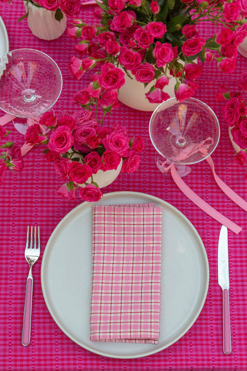 ROSIE PLAID - Pink Napkins