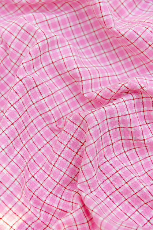 ROSIE PLAID - Pink Tablecloth