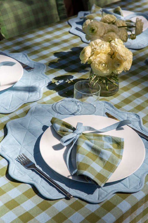 GINGHAM - Moss Napkins