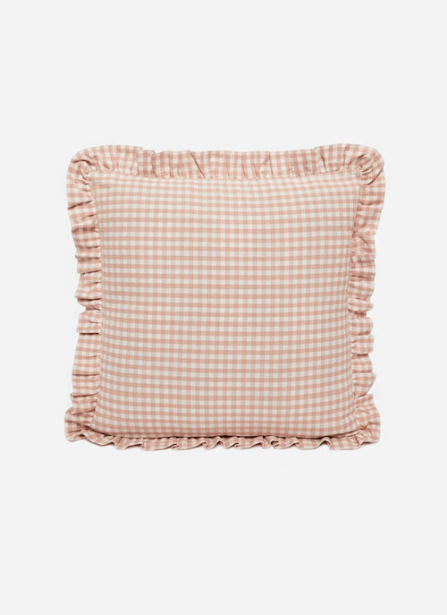 MINI GINGHAM - Blush Pillow