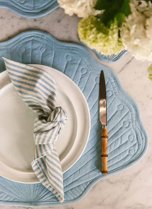 BLUE -  Quilted Shell Placemat