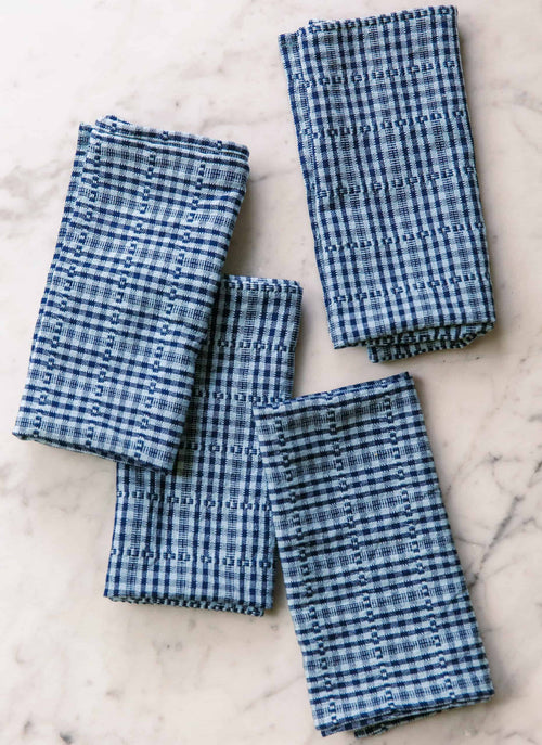 SOHO -  TwoTone Indigo Napkins